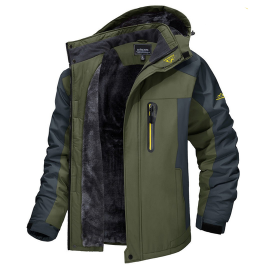 Warme und wasserdichte Winterjacke für Herren