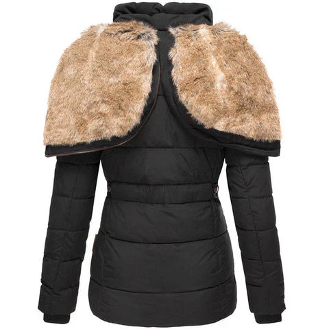 Winterjacke mit Futter und Kapuze für Damen