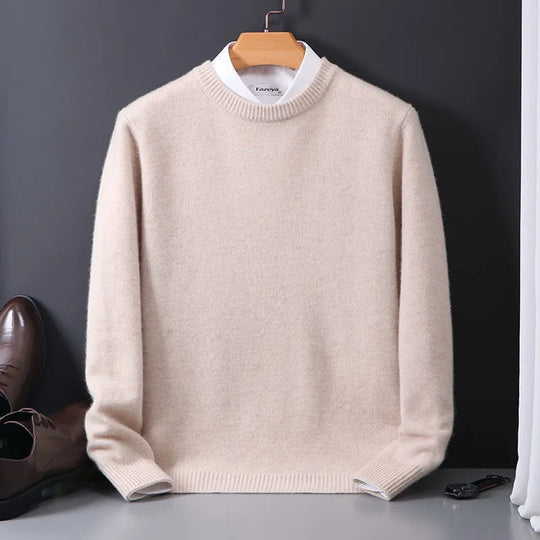 Warmer Pullover für Herren | O-Ausschnitt