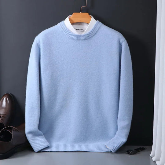 Warmer Pullover für Herren | O-Ausschnitt