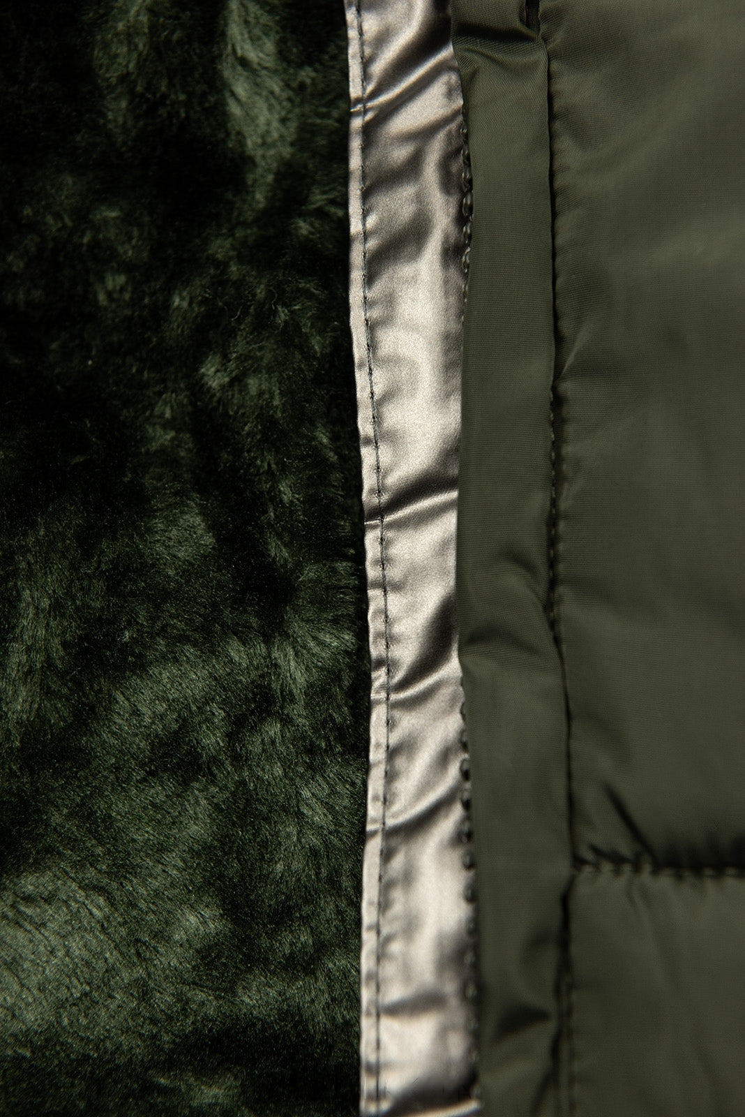 Warmer Plüsch-Parka für Damen