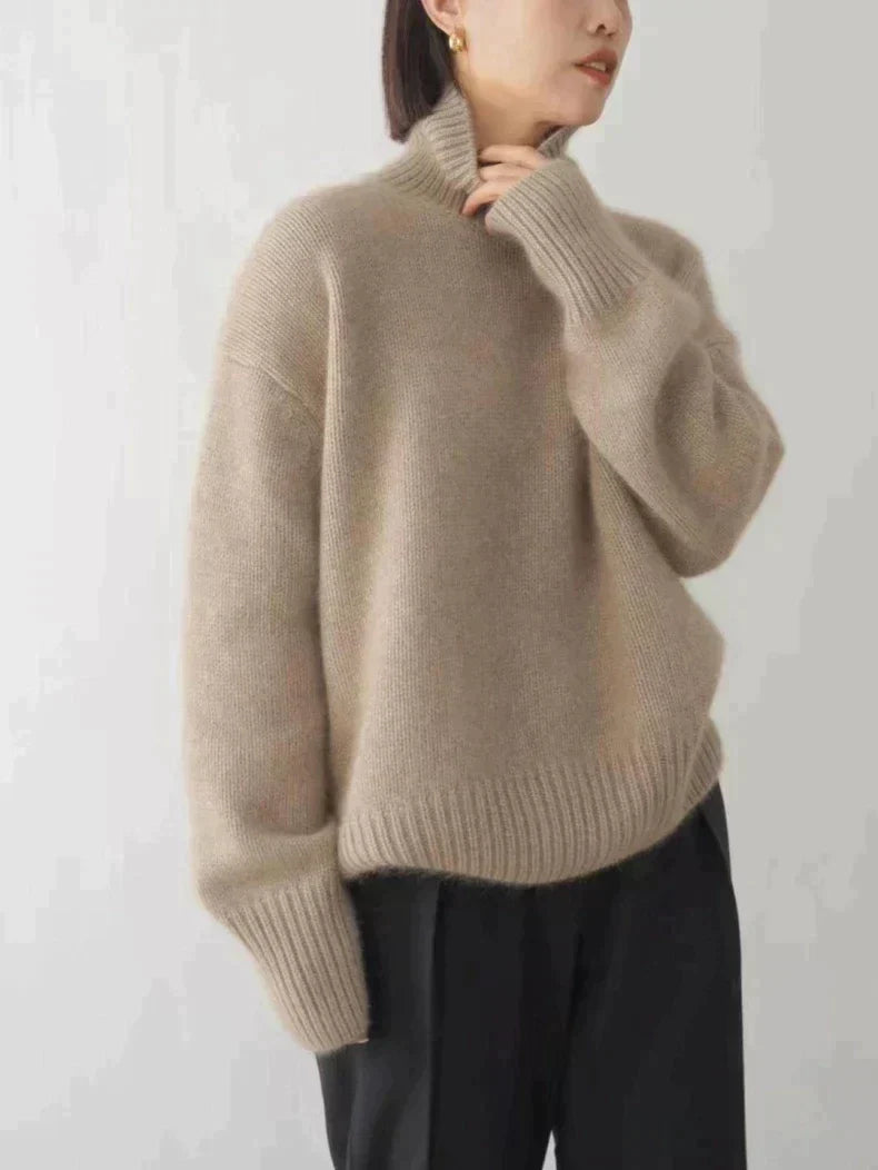 Warmer Rollkragenpullover für Damen