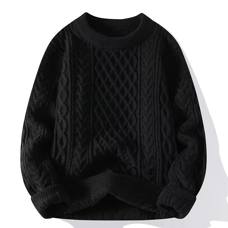 Warmer Strickpullover für Damen | O-Ausschnitt
