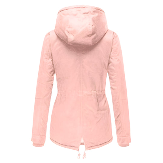 Gepolsterte Parka-Jacke für Damen | Kapuze
