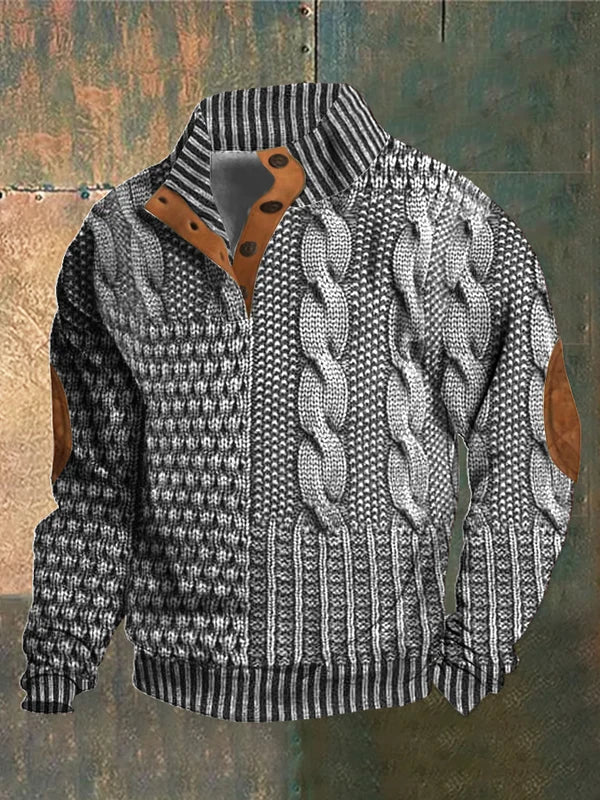 Warmer Winterpullover für Herren