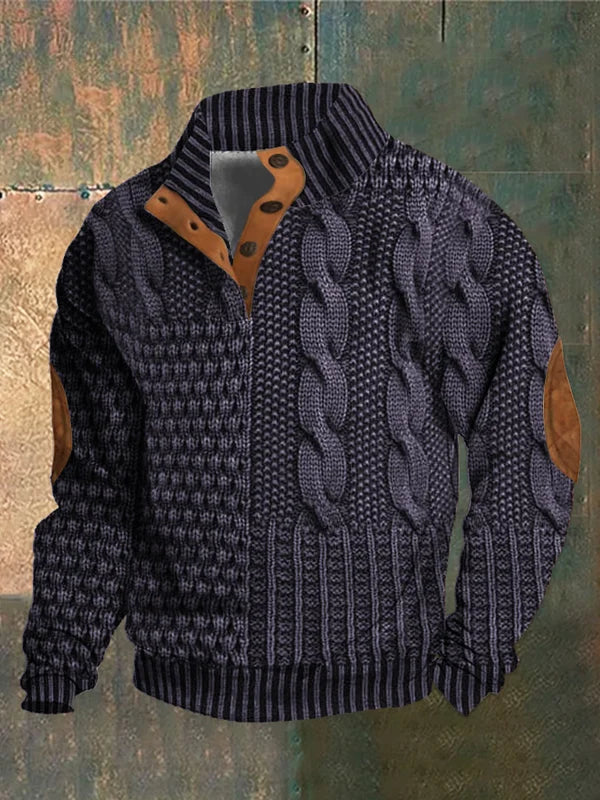 Warmer Winterpullover für Herren