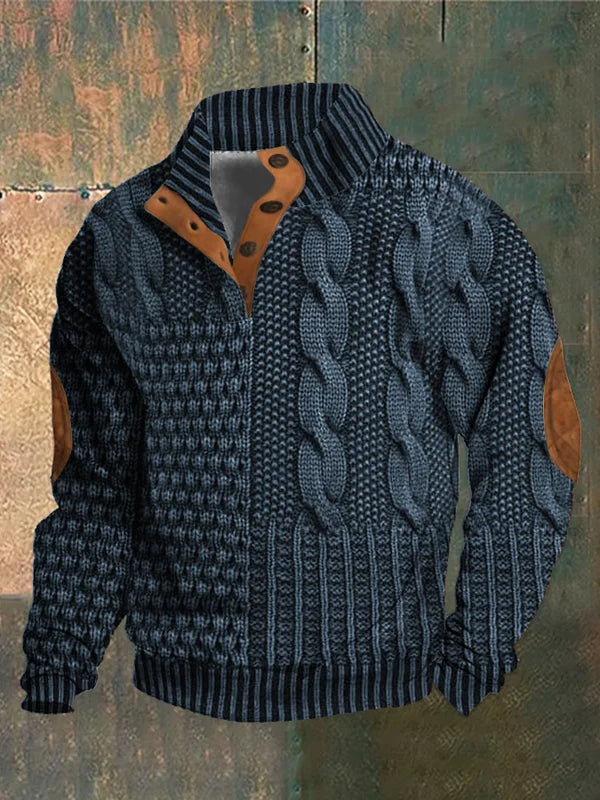 Warmer Winterpullover für Herren