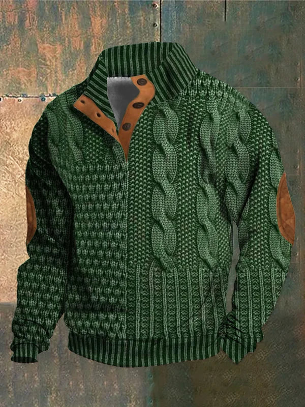 Warmer Winterpullover für Herren