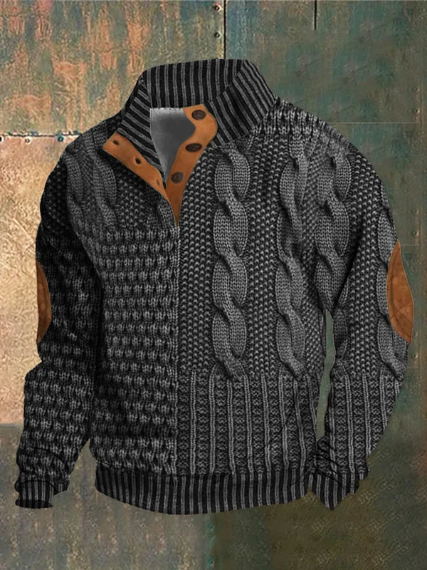 Warmer Winterpullover für Herren
