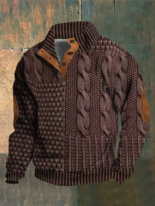 Warmer Winterpullover für Herren