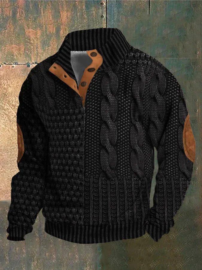 Warmer Winterpullover für Herren