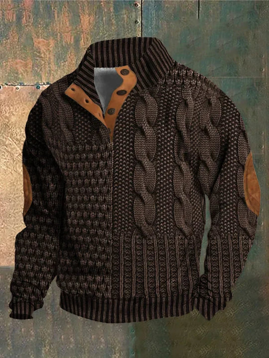 Warmer Winterpullover für Herren