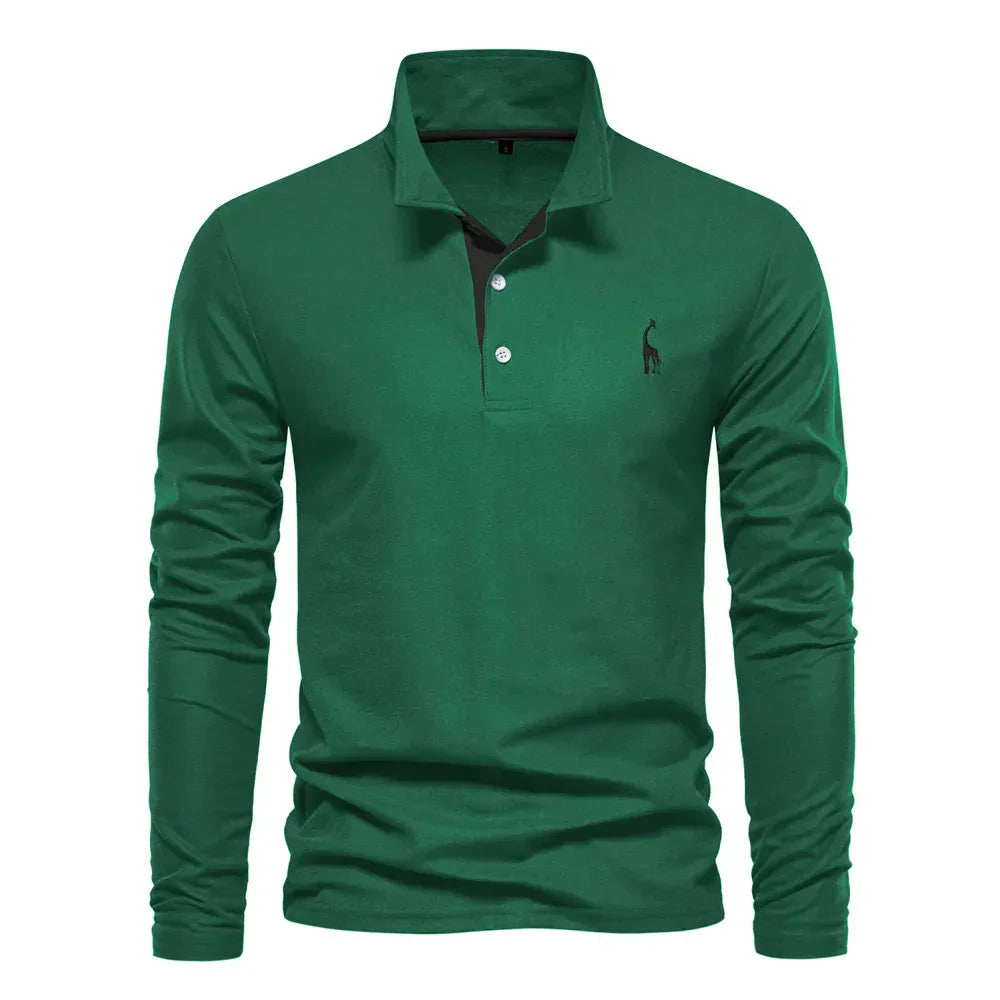 Warmes langärmeliges Polo für Herren