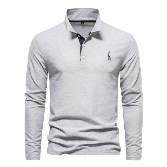 Warmes langärmeliges Polo für Herren