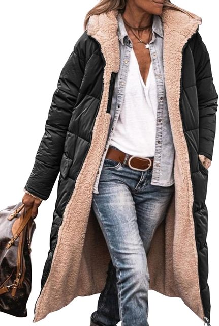 Wendbare Fleece-Jacke für Damen | Parka