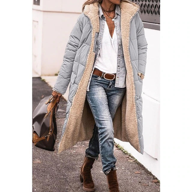 Wendbare Fleece-Jacke für Damen | Parka