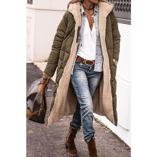 Wendbare Fleece-Jacke für Damen | Parka