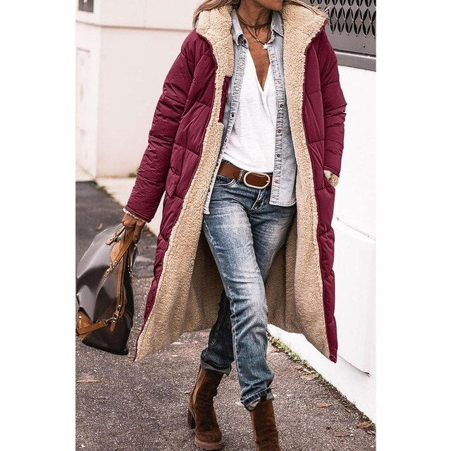 Wendbare Fleece-Jacke für Damen | Parka