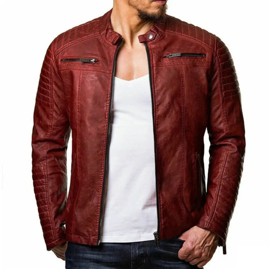 Klassische Passform Motorradjacke für Herren