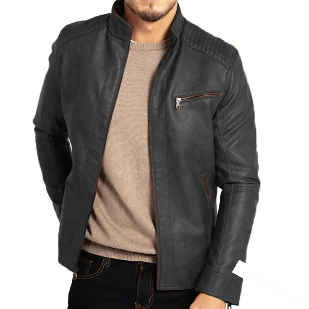 Klassische Passform Motorradjacke für Herren