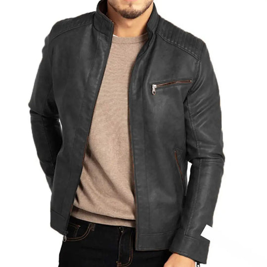 Klassische Passform Motorradjacke für Herren