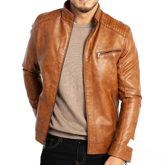 Klassische Passform Motorradjacke für Herren