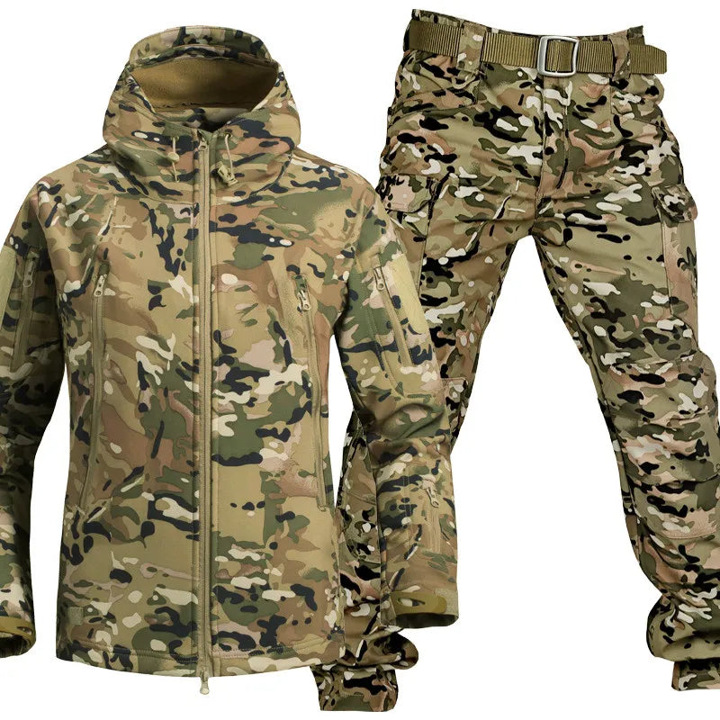 Windbreaker und Outdoor-Hose für Herren | mit Gürtel