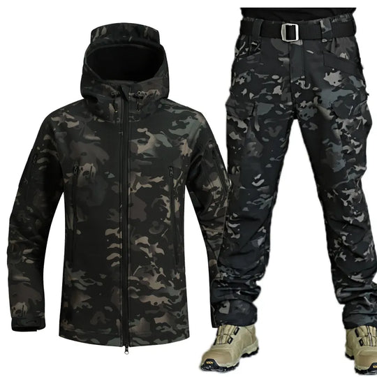 Windbreaker und Outdoor-Hose für Herren | mit Gürtel