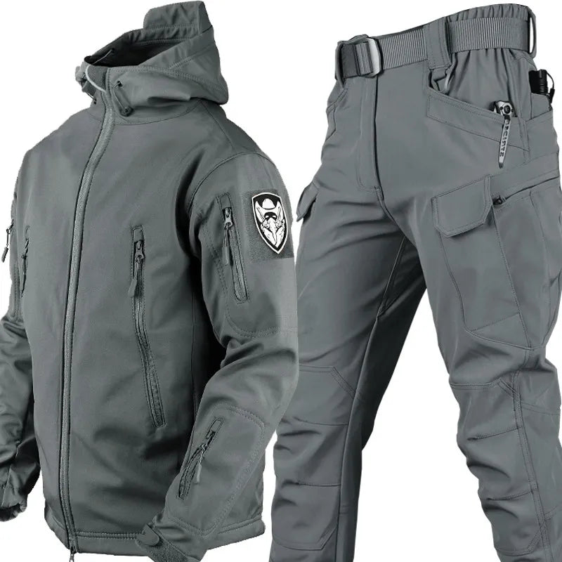 Windbreaker und Outdoor-Hose für Herren | mit Gürtel