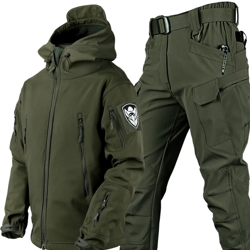 Windbreaker und Outdoor-Hose für Herren | mit Gürtel