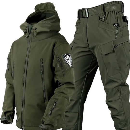 Windbreaker und Outdoor-Hose für Herren | mit Gürtel